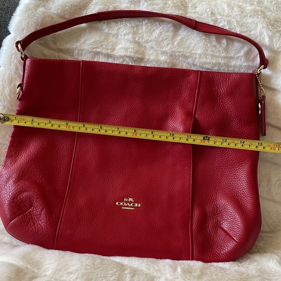 Authentic Red Coach Bag - Picture 5 of 6